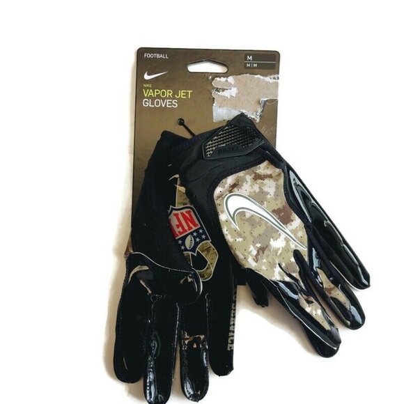 NIKE Vapor Jet 6.0 Salute To Service Durable Receiver Football Gloves Mens M - Picture 1 of 7